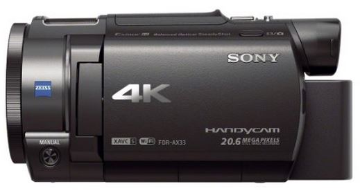 Sony 4K FDRAX33 Handy Cam