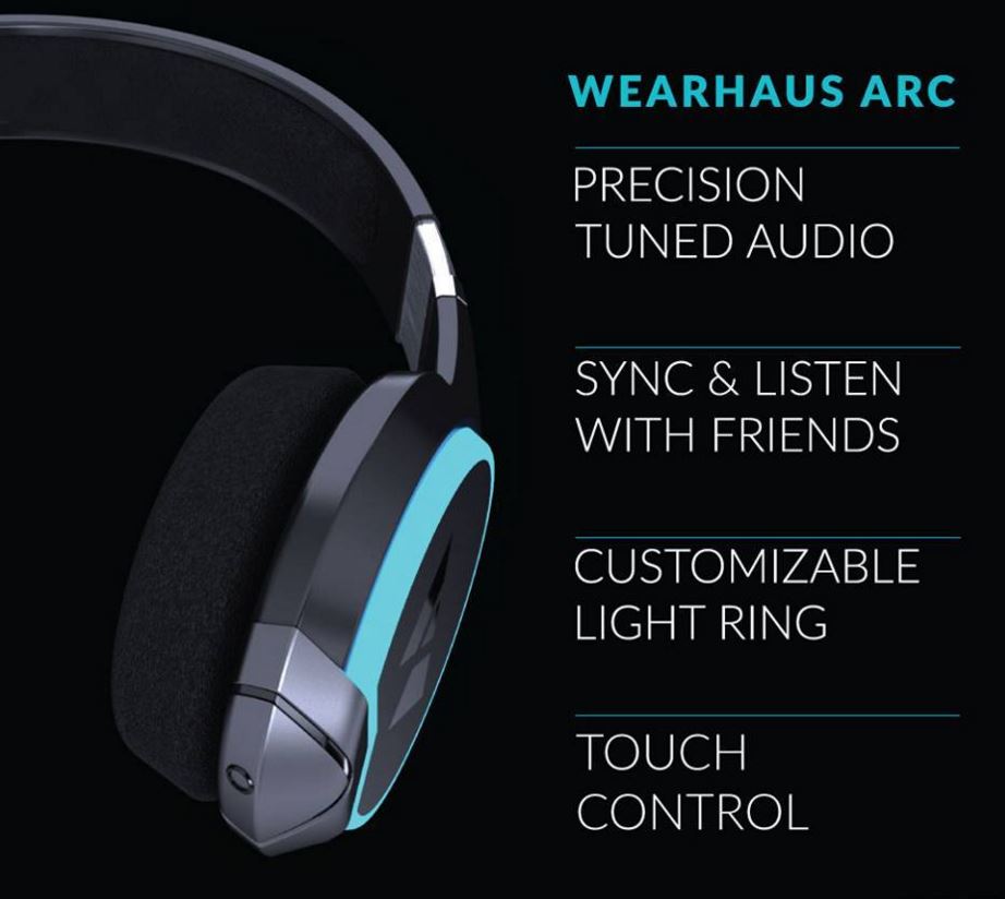 Wearhaus Arc Bluetooth Headphones