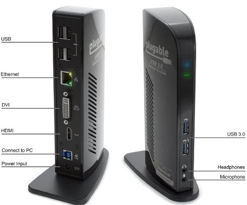 可插拔的u -3900 USB 3.0通用对接站