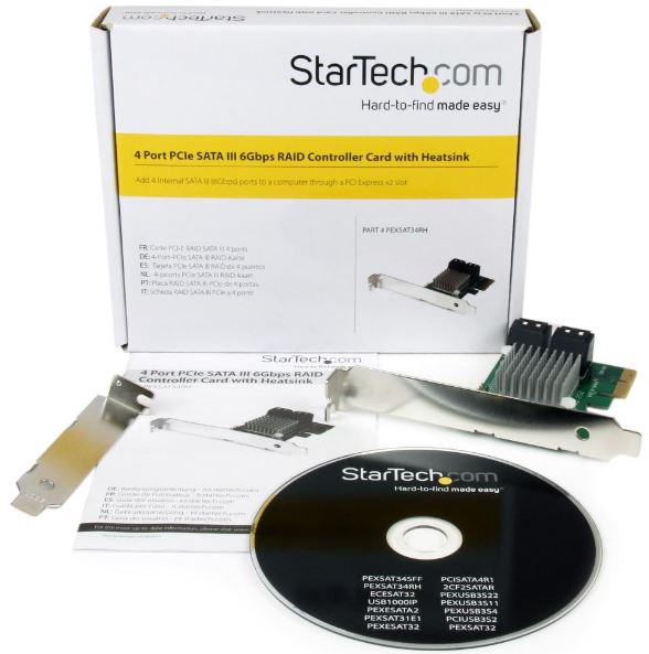 StarTech 4端口PCIe RAID控制卡