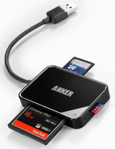 Anker 4插卡读取器