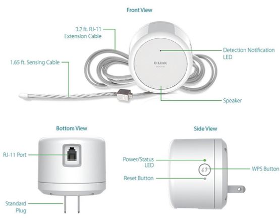 D-Link DCH-S160 WiFi水浸传感器