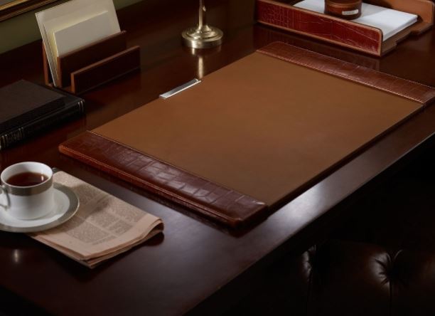 leather desk pad