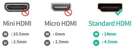 hdmi类型