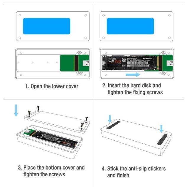 Acasis M Key NVMe Enclosure