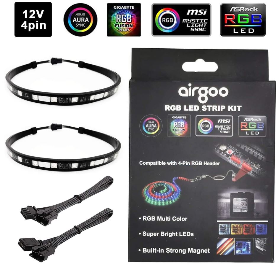 Airgoo PC RGB LED条带灯套件