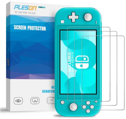 PLESON Tempered Glass Screen Protector for Switch Lite