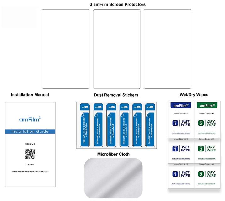amFilm Tempered Glass Screen Protector