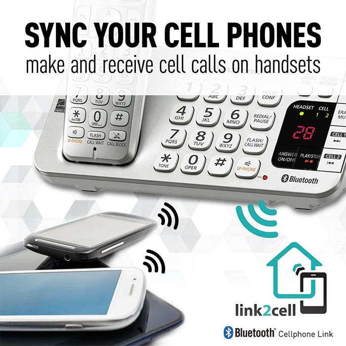 Panasonic Cordless Expandable Bluetooth Phone System