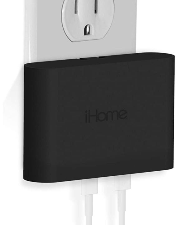 iHome 2端口USB-C壁式充电器