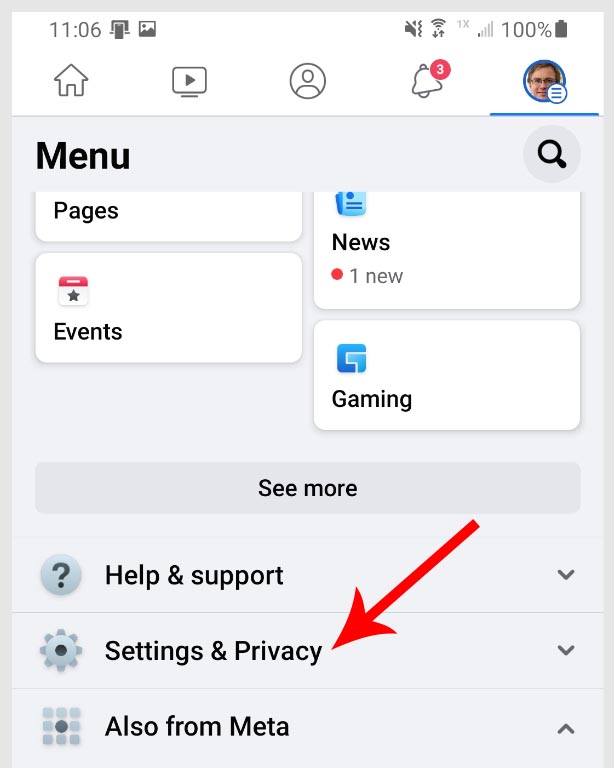 Facebook-mobile-settings and Privacy