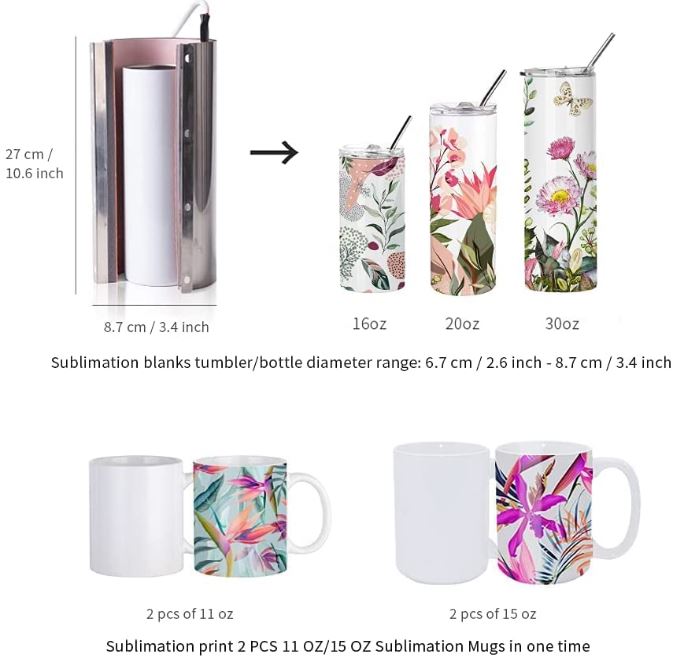 PYD Life Mug Tumbler Heat Press Machine